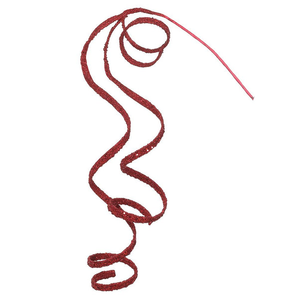 GLITTERED CURLY HANGING SPRAY