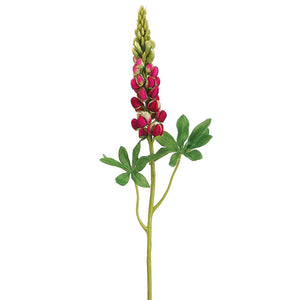 33" Lupinus Spray w/Water-Resistant Stem