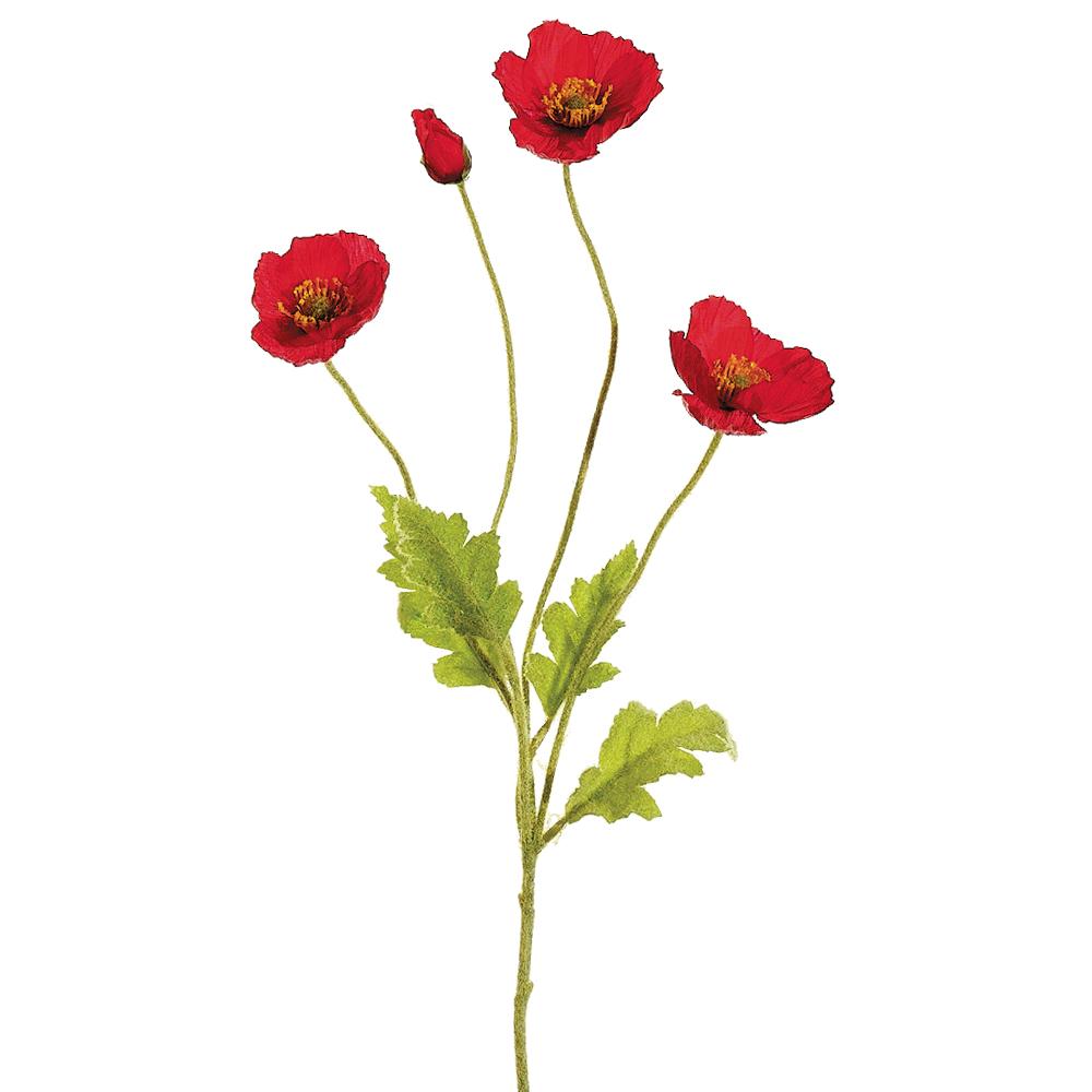 23.6" Poppy Spray
