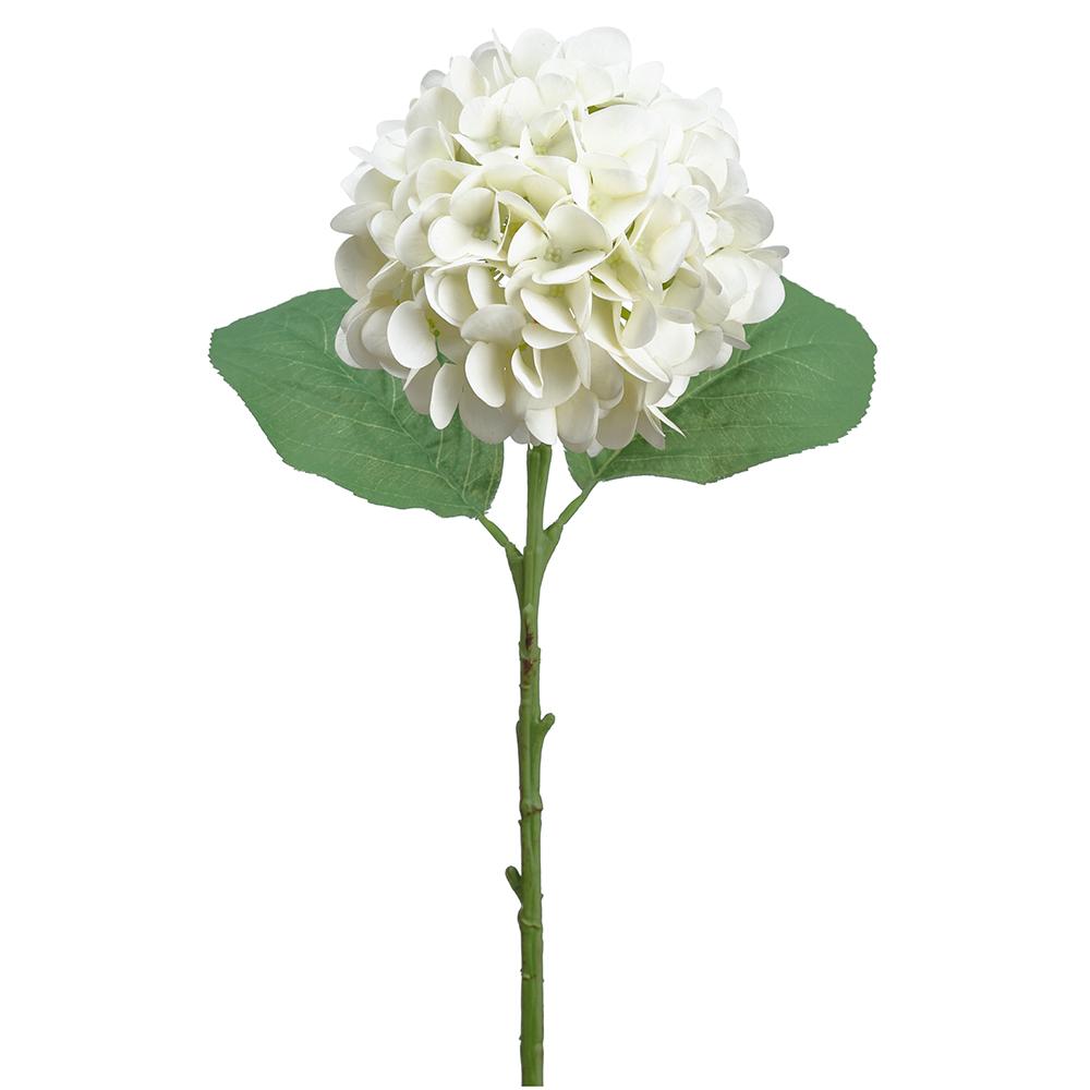 18.5" Real Touch Hydrangea Spray Cream