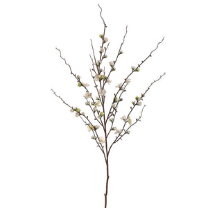 45" Quince Blossom Spray Cream