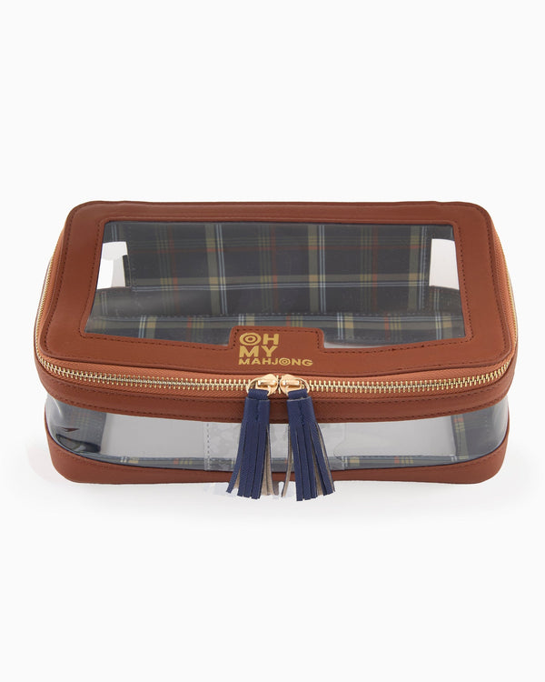 Cognac Tile Storage Bag