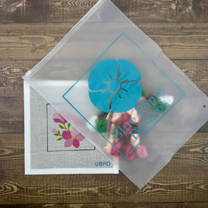 Pink Flowers Needlepoint Kit