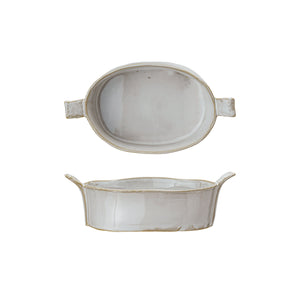 Stoneware Baker w Handles