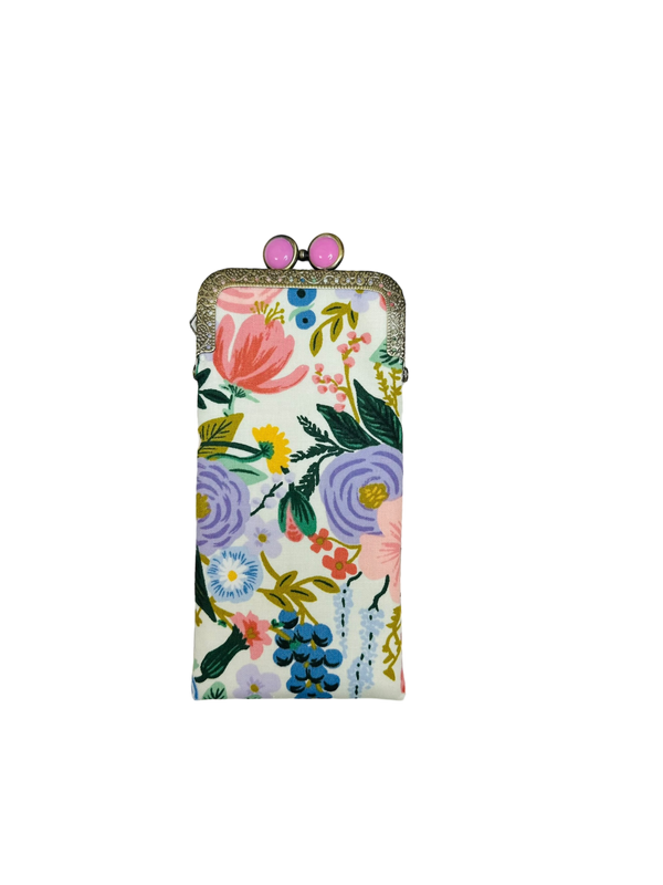 Kiki & Syds Eyeglass Case - Garden Party Ivory