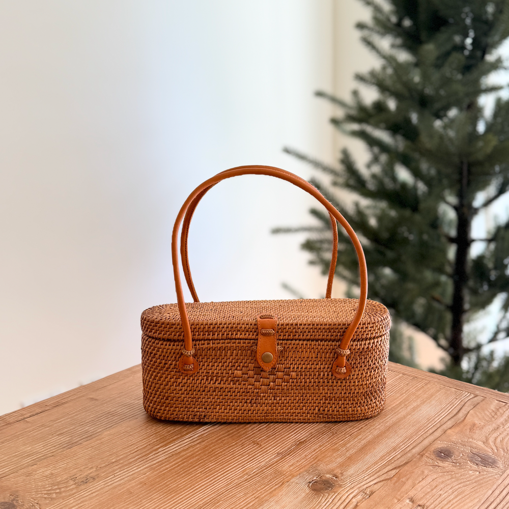 Bali Underarm Rattan Bag