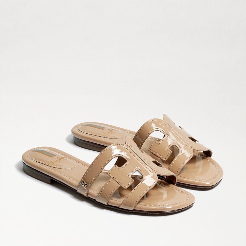 Bay Slide Sandal - Almond Patent