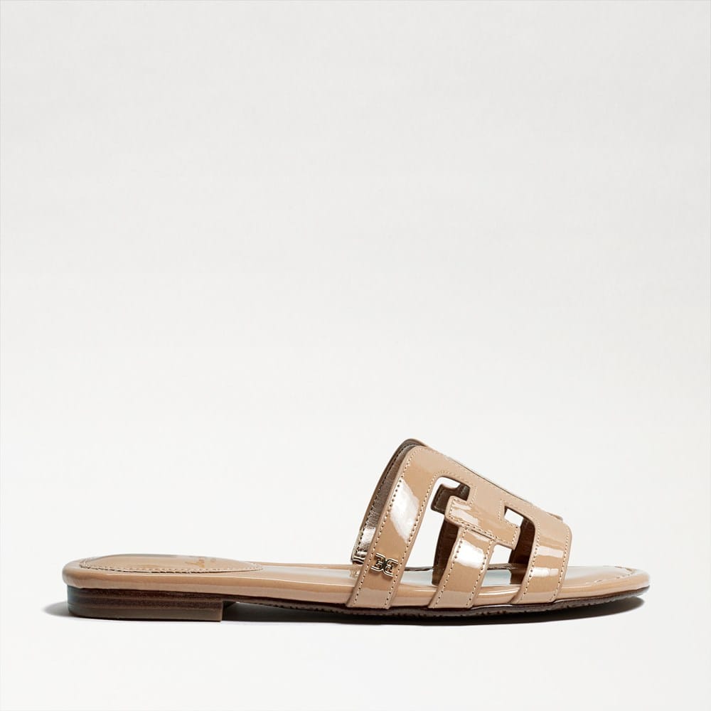 Bay Slide Sandal - Almond Patent