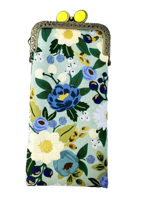 Kiki & Syds Eyeglass Case - Rosie Posie - Lemon