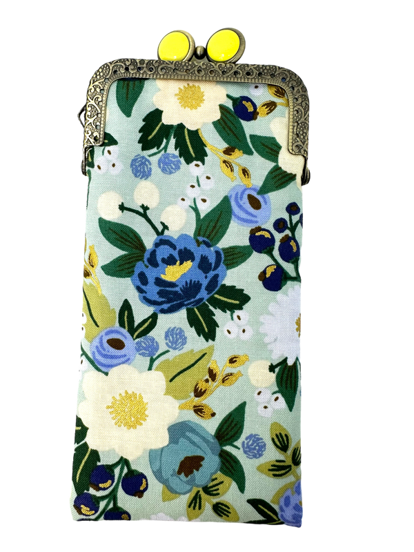 Kiki & Syds Eyeglass Case - Rosie Posie - Lemon