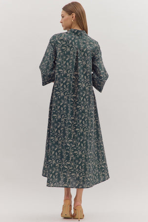 Floral Print Midi Dress