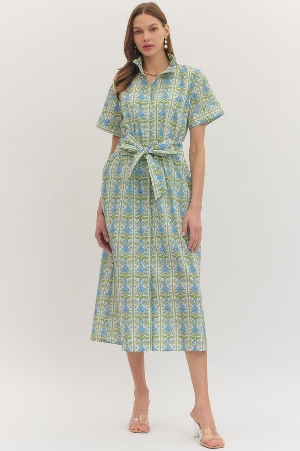 Botanical Midi Dress