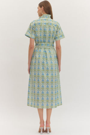 Botanical Midi Dress