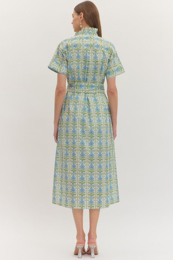 Botanical Midi Dress