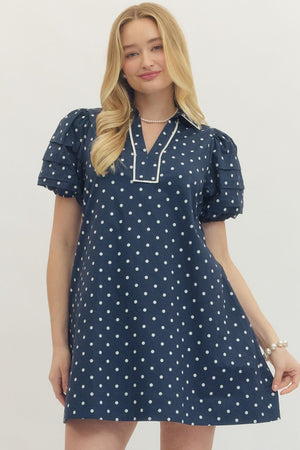 Polka Dot Mini Dress