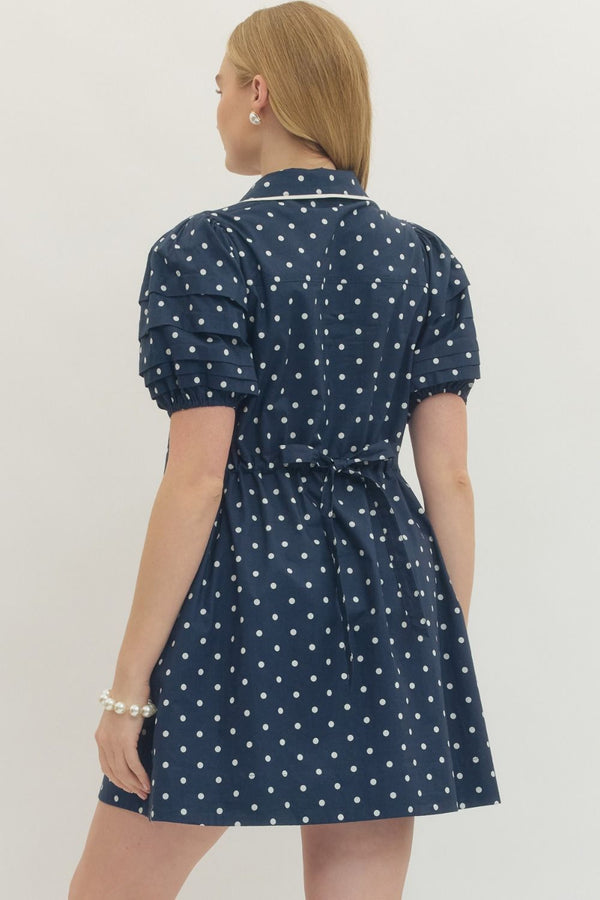 Polka Dot Mini Dress