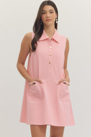 Horsebit Mini Dress