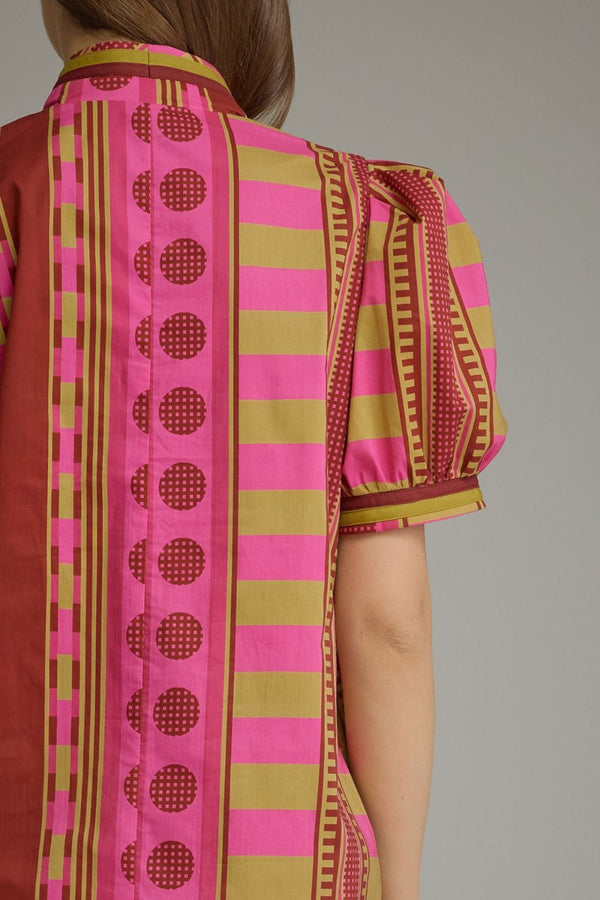 Dot & Stripe Mini Dress