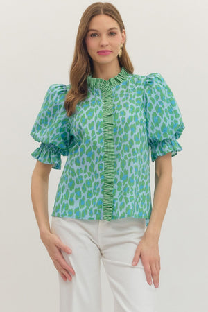 Leopard Print Top