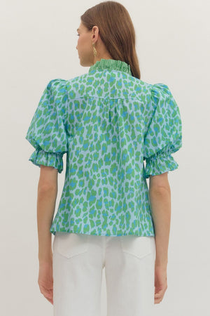Leopard Print Top
