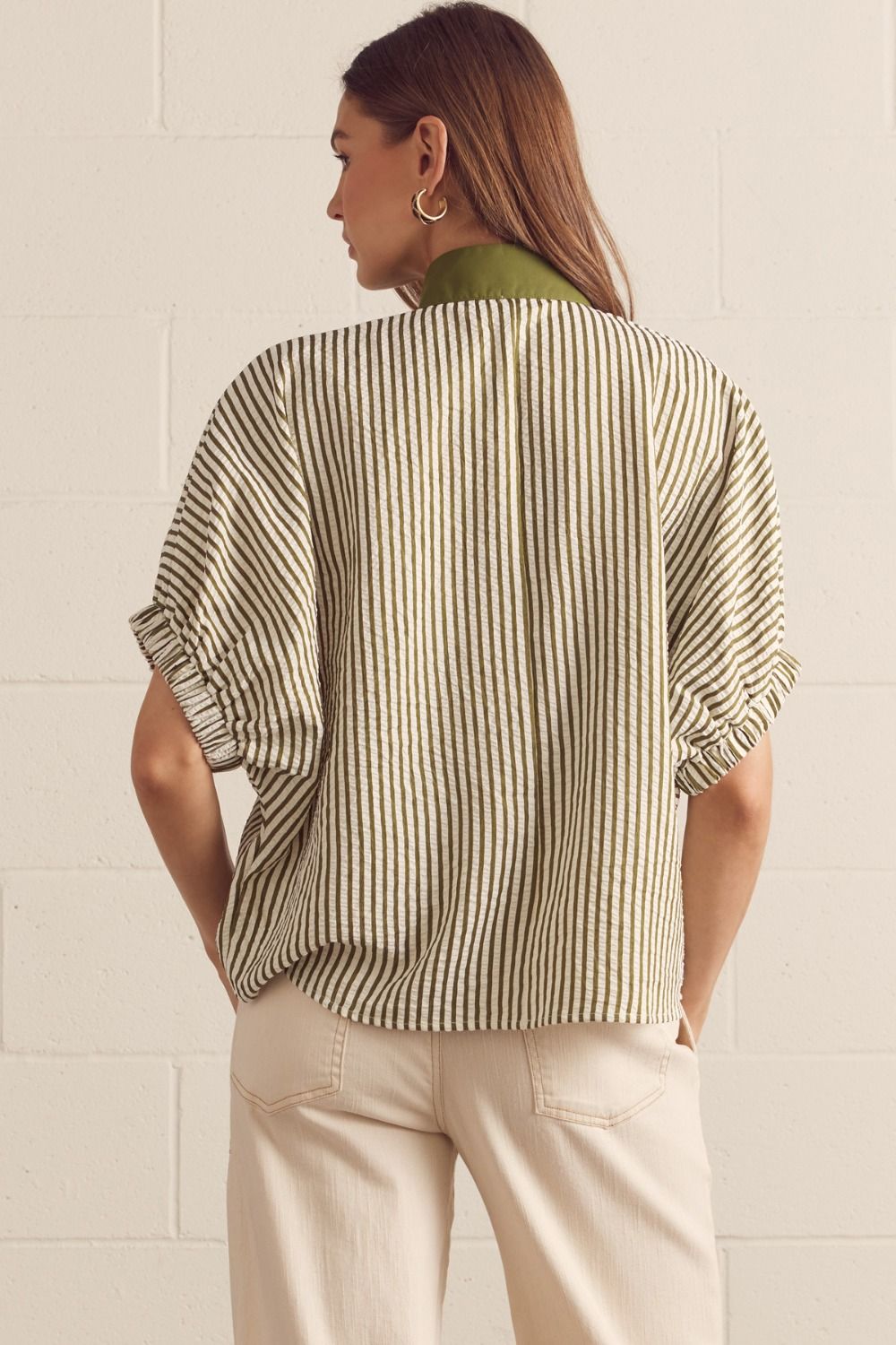 Striped Dolman Top
