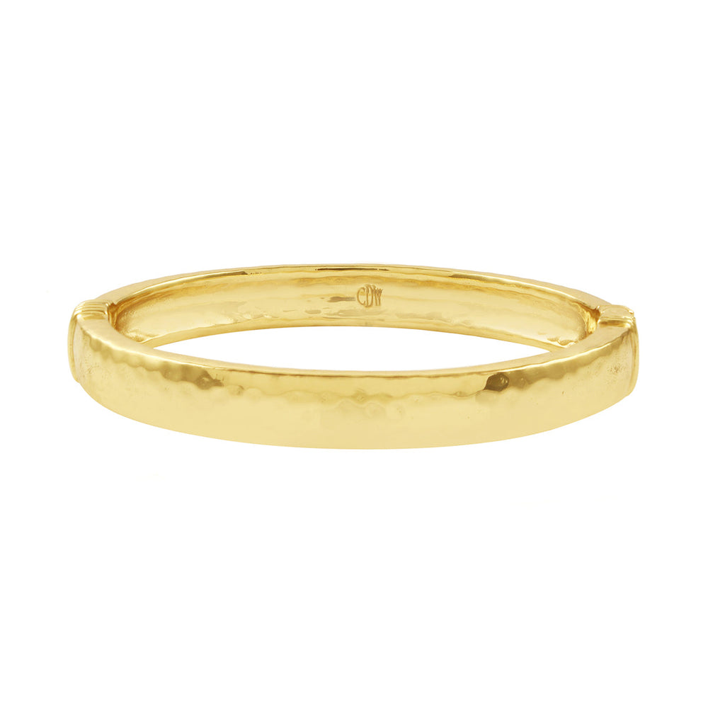 Cleo S,M Oval Hinged Bangle