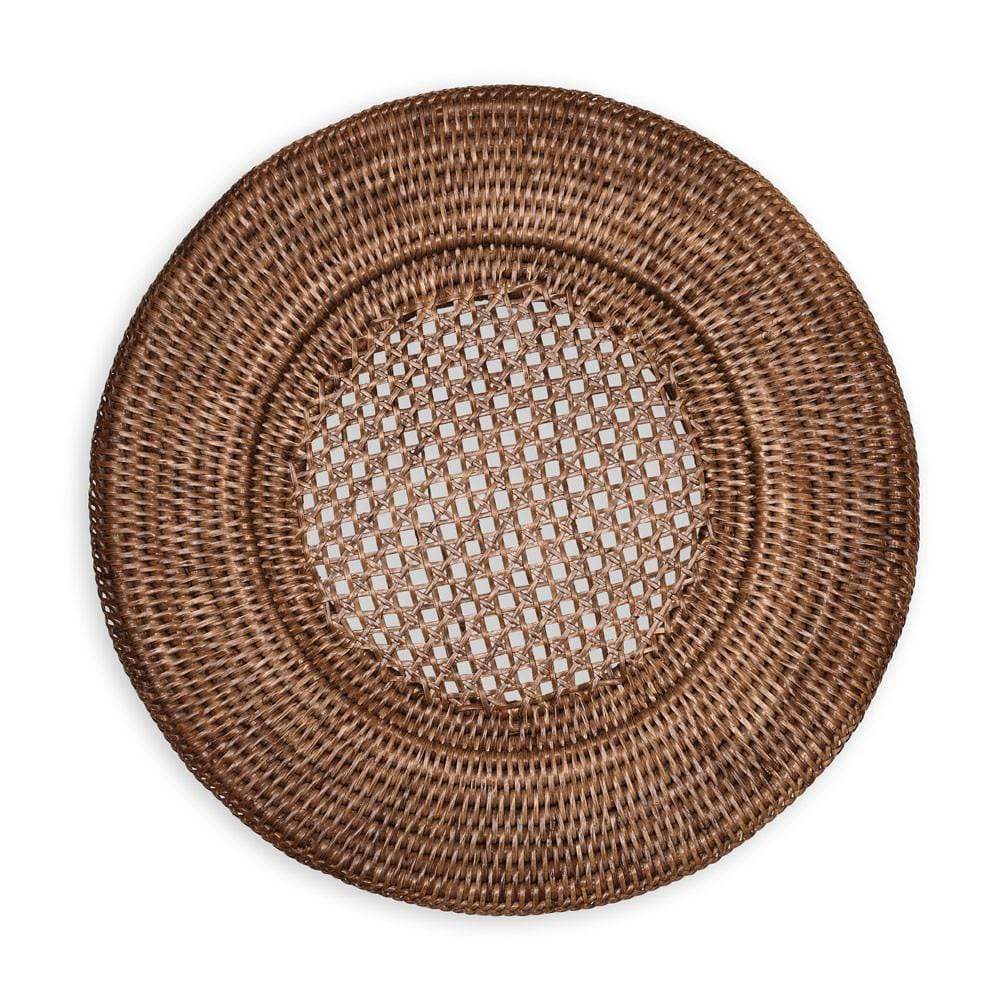 Rattan Round Charger Plate