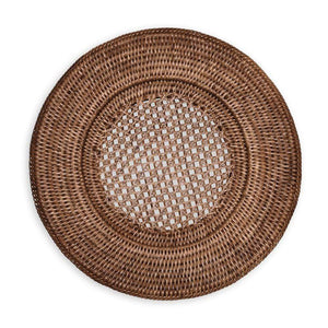 Rattan Round Charger Plate