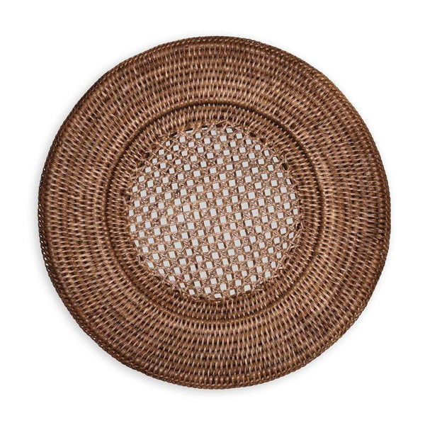 Rattan Round Charger Plate