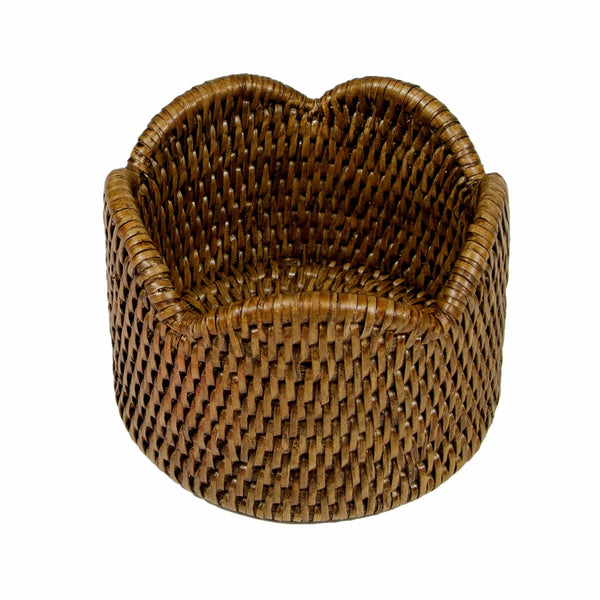 Rattan Scallop Wine Coaster