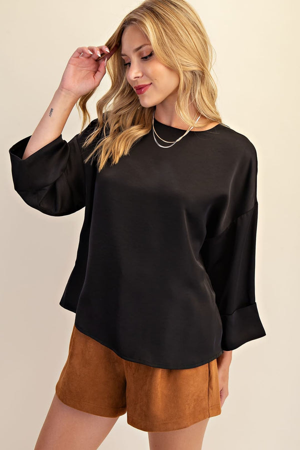 Wide Sleeve Blouse