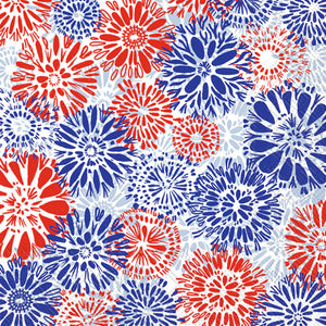 July Flowers Cocktail Napkin