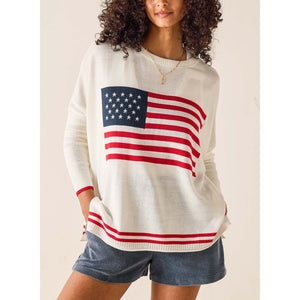 Catalina Flag Sweater - Red , White, and Blue
