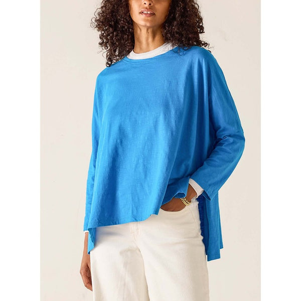 Catalina Slub Tee - Brilliant Blue