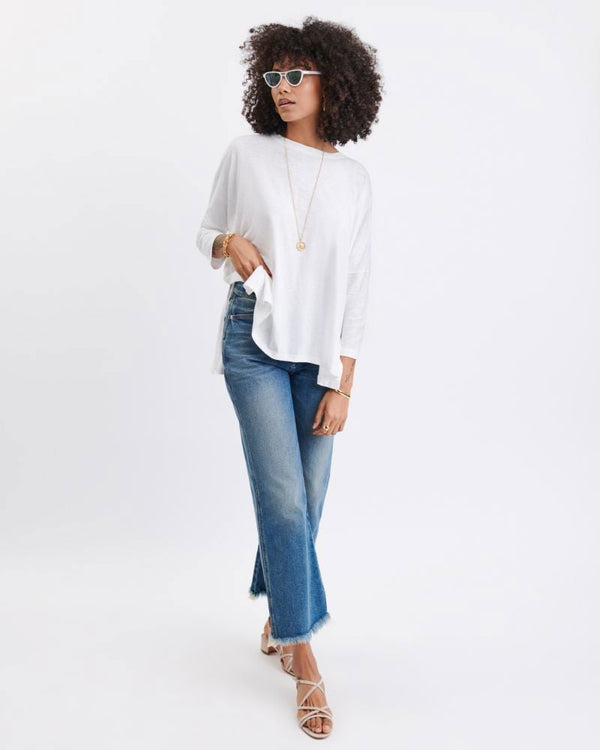 Catalina Slub Tee - White