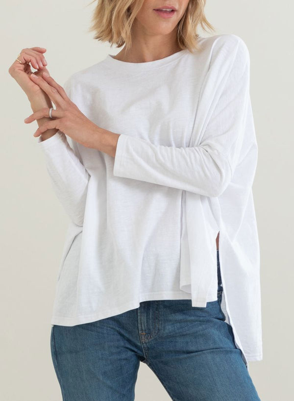 Catalina Slub Tee - White