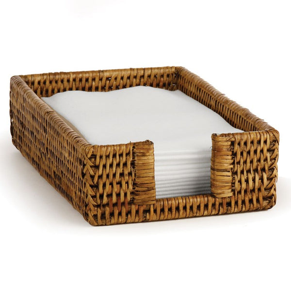 BURMA RATTAN RECTANGULAR GUEST NAPKIN HOLDER