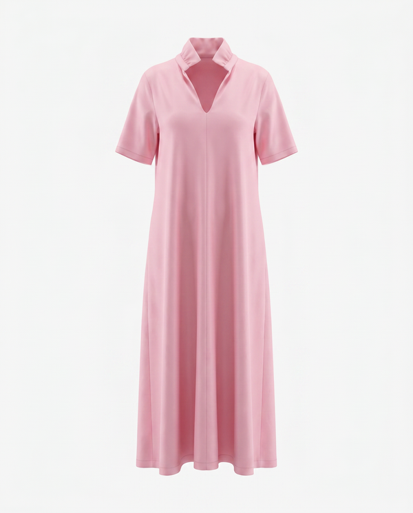 Pink Audrey Midi Dress