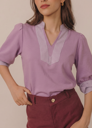 Solid & Stripe Top