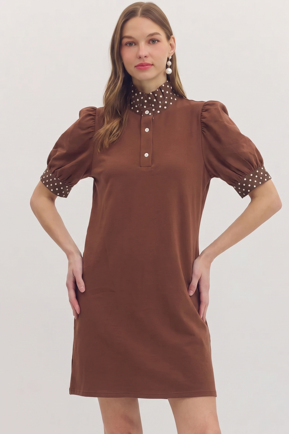 Polka Dot Butterball Mini Dress