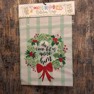 Adore Him Garden Flag