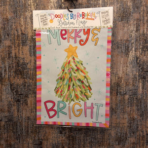 Merry & Bright Garden Flag