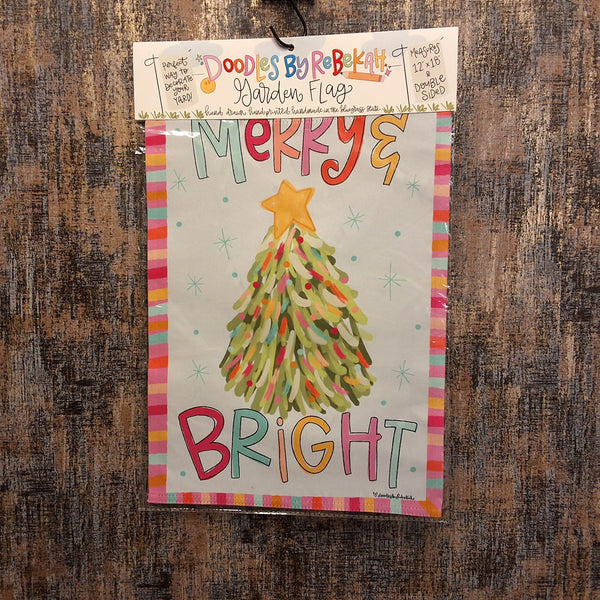 Merry & Bright Garden Flag