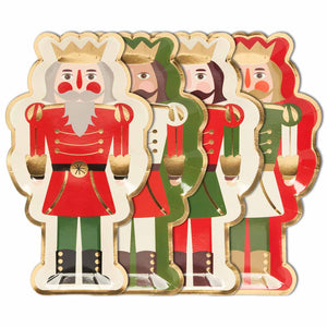 Nutcracker Salad Plate Nutcracker Christmas Assorted/8pkg