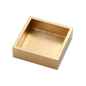 Gold Leaf Lacquer Cocktail Caddy