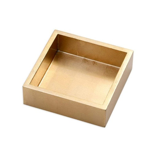 Gold Leaf Lacquer Cocktail Caddy