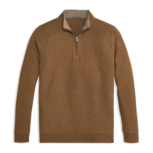 Tobacco Cotton/Modal Quarter-Zip