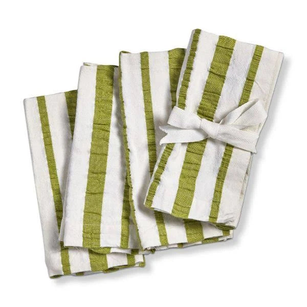 Seersucker Stripe Napkin Set of 4