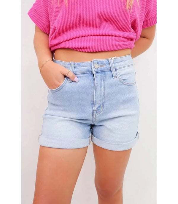 Roll Up Mom Shorts