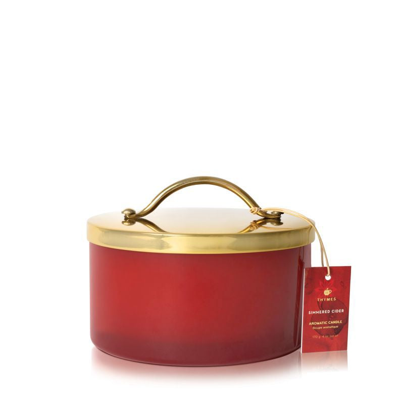 Simmered Cider Poured Candle  Harvest Red 4-Wick